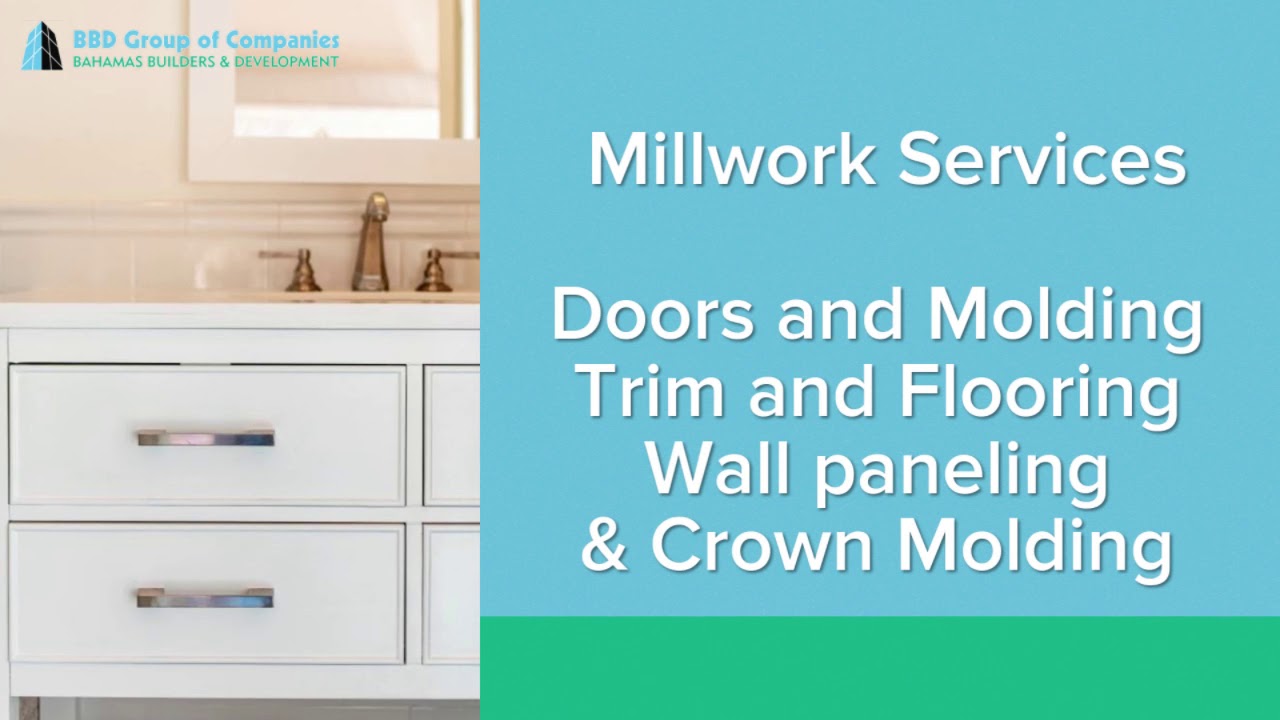 Millwork Construction - doors, molding, trim, flooring, paneling,  crown molding by Bahamas Builders