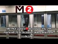 Vidéo (MÉTRO) Ligne 2🔴 Accostage Rame HP 39 et 70 suite un Défaut Station Waqueal Pavé De Lille 