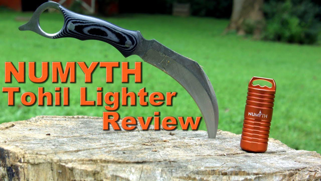 NuMyth Tohil v2 Lighter Review.  The perfect rugged waterproof camp lighter.