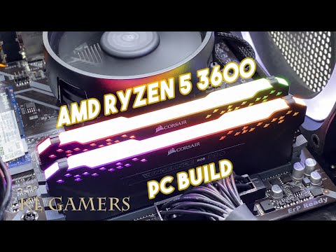 AMD Ryzen 5 3600 GIGABYTE B450M DS3H RTX 2060 NZXT H510 Elite Gaming PC Build Benchmark