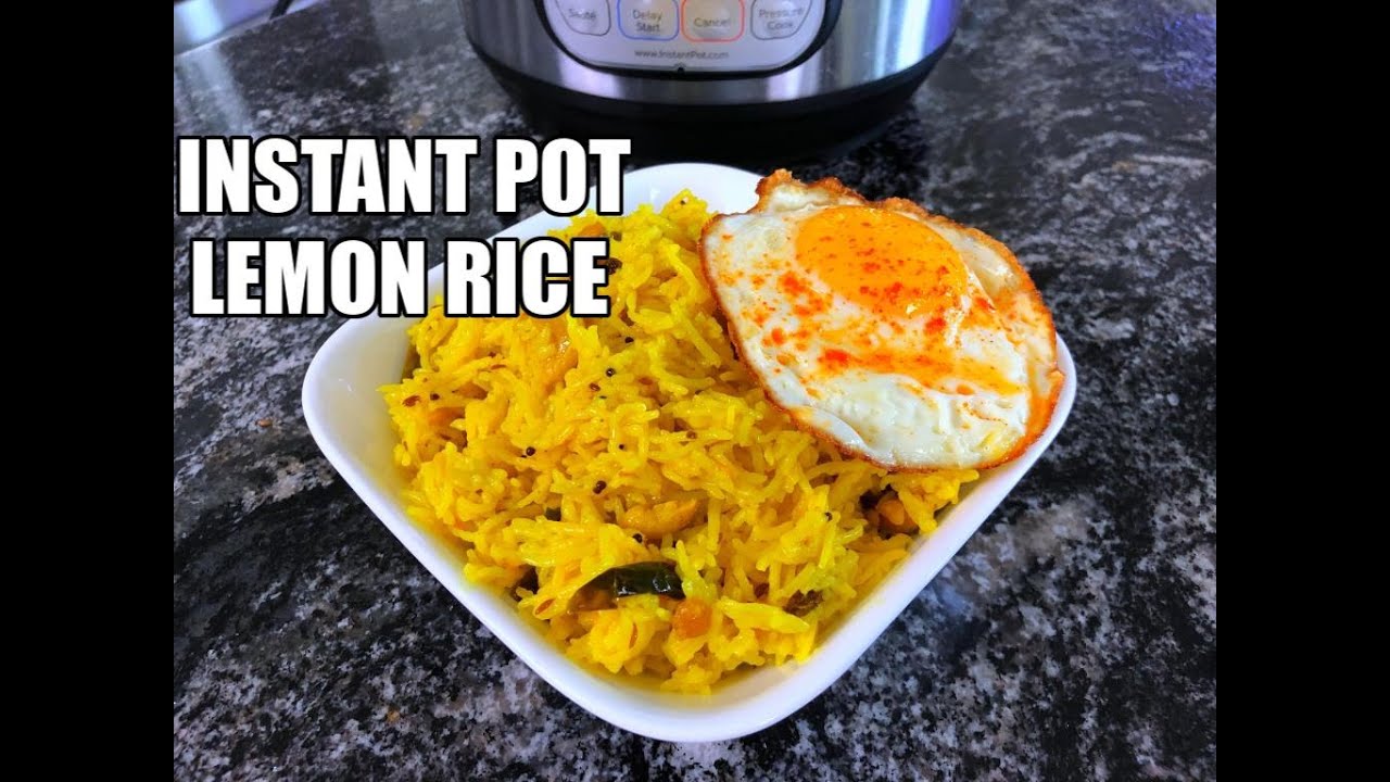Instant Pot Lemon Rice | Quick Dinner Series | Instant Pot Recipes