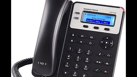 How to factory reset Grand Stream IP Phone