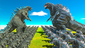 Growing Godzilla 2014 VS Godzilla Ultima Size Comparison - ARBS