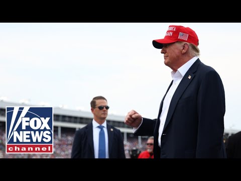 Trump gets 'roaring reception' at Coca-Cola 600 NASCAR race