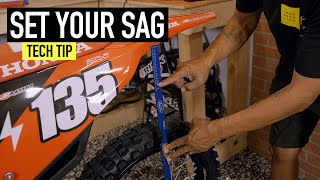 How To Properly Set Your Dirt Bike's Sag! | Dennis Kirk Tech Tip