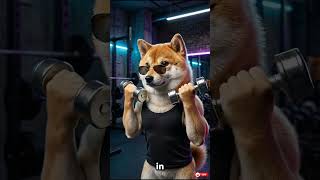 🐶 From Snack Lover to Gym Beast! | Cute Dog #cutedog  #dogreels  #funnyanimals  #doggym  #puppylove