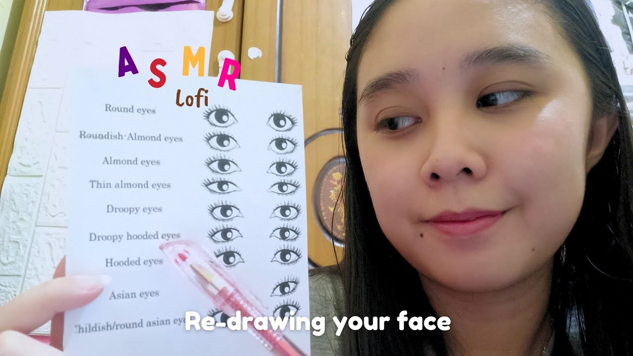 lofi asmr bikin wajah baru lagi buat kamu menggambar ulang wajah kamu - re-drawing your face part.2