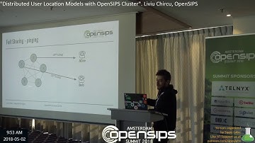 "Distributed User Location Models with OpenSIPS Cluster". Liviu Chircu, OpenSIPS