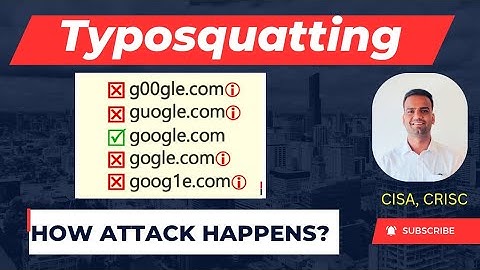What is Typosquatting? How do attackers do it? Why did Microsoft sued Mike Rowe?