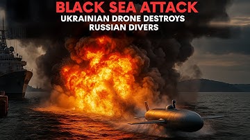 Inferno at Sea | Ukrainian Naval Drone Explosion Kills Russian Divers — Black Sea Warfare