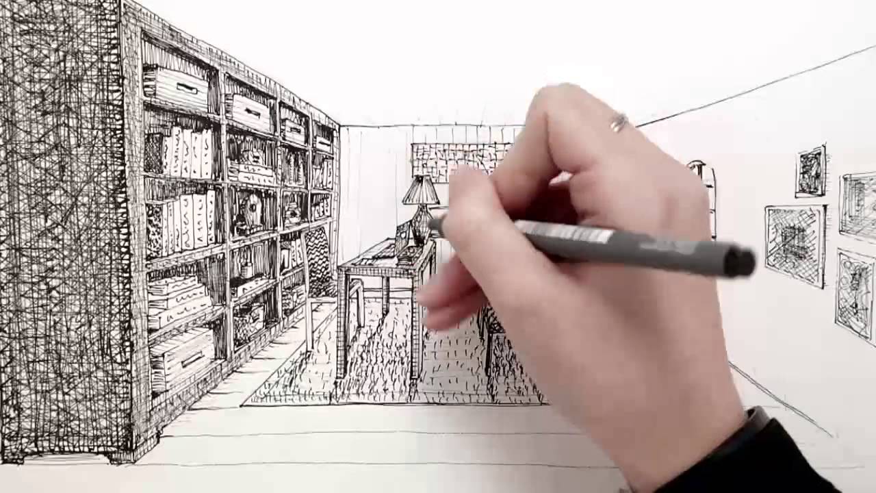 Hand Drawing Interior Design Courses