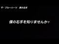 ザ・ブルーハーツ 僕の右手