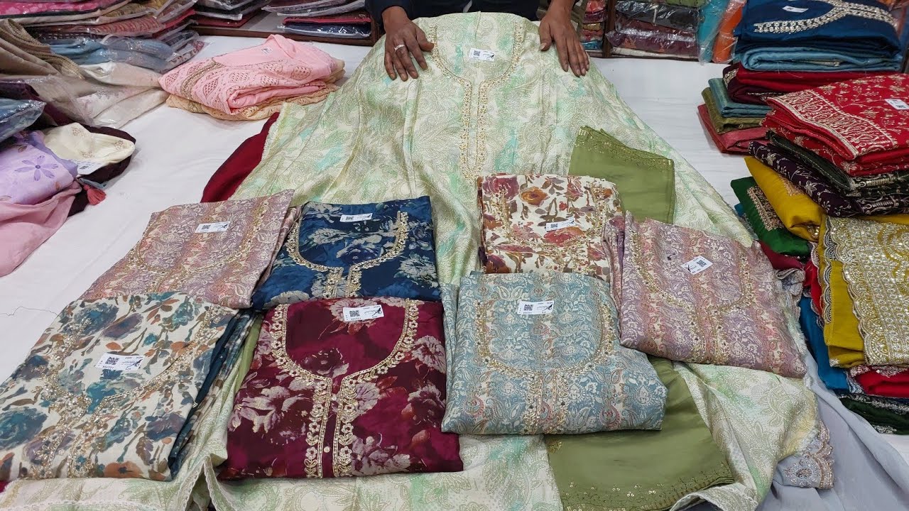 Cotton dress materials single piece available chickpet Bangalore