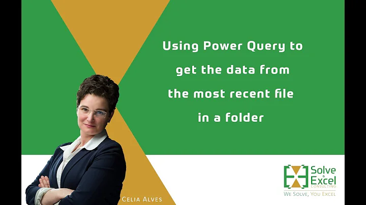Get the data from the most recent file in a folder with Power Query