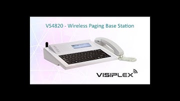 VS4820 Wireless Paging Base Station Installation Guide