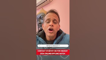 Drop 1 what is IMUCET? #merchantnavy #lifex