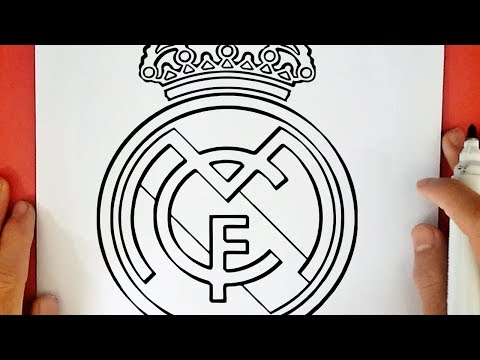 HOW TO DRAW THE REAL MADRID LOGO