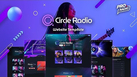 Pop Multipurpose Radio Station Website Template demo included with Pro Radio WordPress Theme