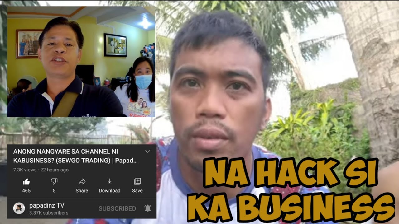 YOUTUBE CHANNEL NI SEWGO TRADING A.K.A KA BUSINESS NA HACK | JAPER SNIPER NALUNGKOT SA NANGYARI😢