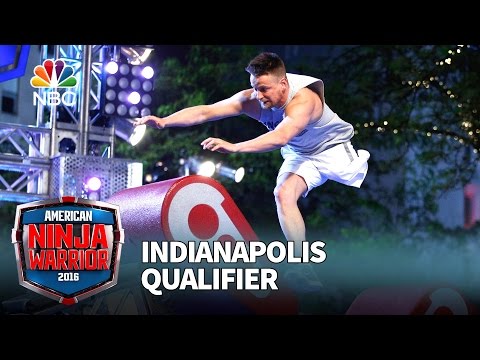 Zach Gowen ved Indianapolis Qualifier - American Ninja Warrior 2016