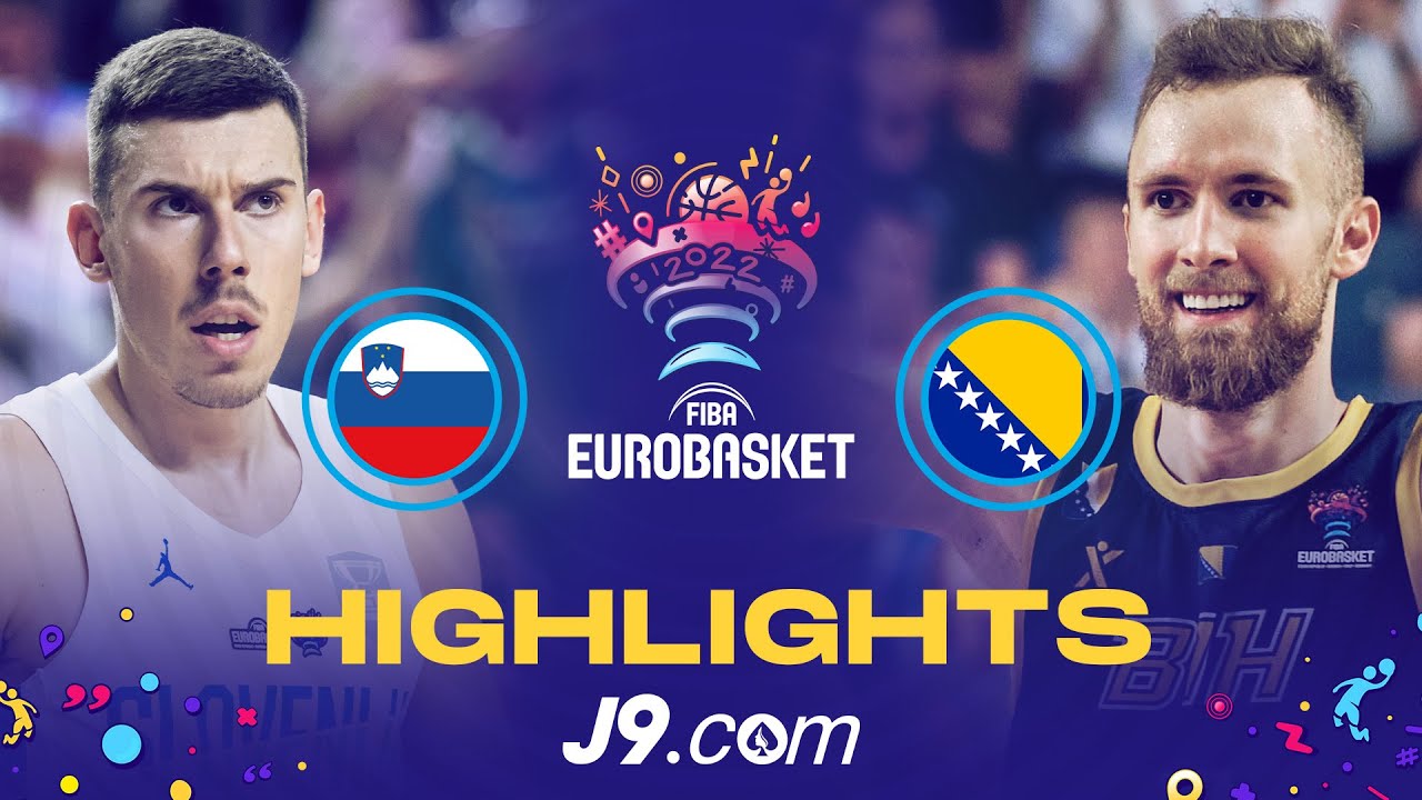 Slovenia 🇸🇮 - Bosnia-Herzegovina 🇧🇦 Game Highlights - FIBA #EuroBasket 2022