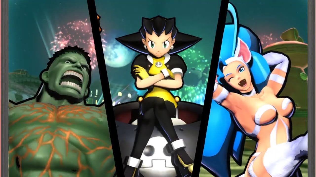Requested ULTIMATE MARVEL VS. CAPCOM 3 Tron Bonne/Hulk/Felicia Arcade Gameplay
