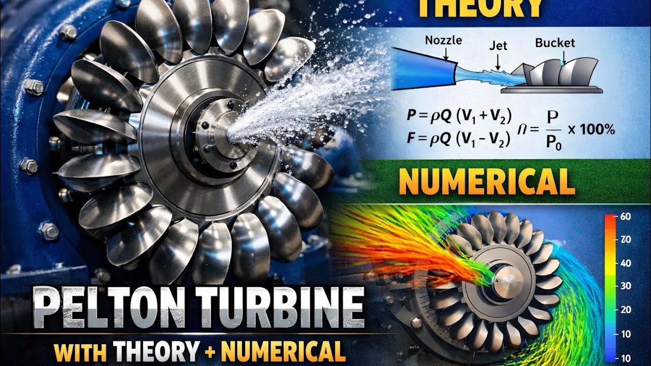 Pelton turbine| theory+numerical| Hydropower| Pokhara university| Tribhuwan university