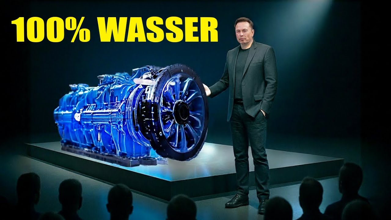 Neuer Wasserantrieb bedroht E-Auto-Industrie und Tesla — Elon Musk schockiert!