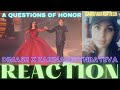 FIRST TIME HEARING DIMASH KUDAIBERGEN ft ZARINA ALTYNBAYEVA - Question of honour