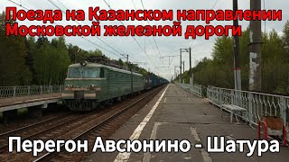 Разнообразие грузовых и пассажирских поездов на платформах Заполицы и Запутная Московской Ж/Д