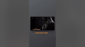 Land page website in figma design witn smart animation #figmadesign #figmatips #shortsvideo
