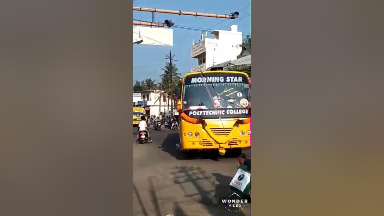 morning-star-polytechnic-college-chunkankadai-2018-bus-day