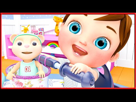 テディベア、ぐるっと回って  - 赤ちゃんの歌 - 童謡とキッズソング - 子供向け - バナナ手話漫画