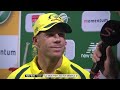 Warner pleased to get runs but dissapointed with the result