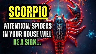 SCORPIO - ATTENTION, SPIDERS IN YOUR HOUSE WILL BE A SIGN...