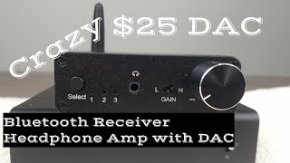 MYPIN BA01A Bluetooth 5.0 receiver with DAC, Headphone Amplifier REVIEW