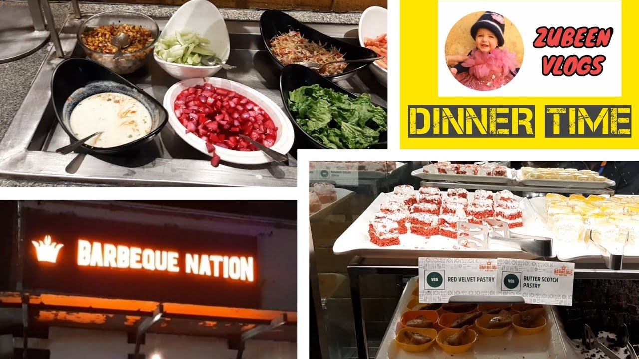 Barbeque nation vivek vihar DINNER VLOG Unlimited Food YouTube