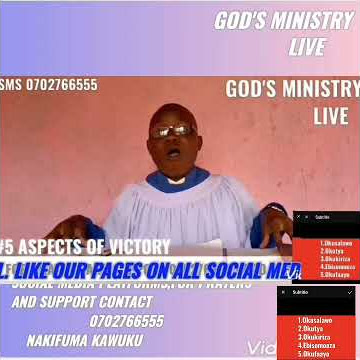 We are unveiling our own online pages for broadcasting  live God's word in the Nation