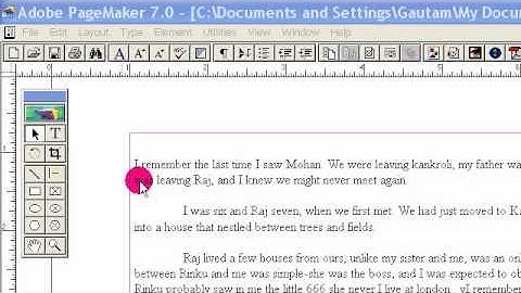 How to replace old word with new word in ADOBE PAGEMAKER ( HINDI )