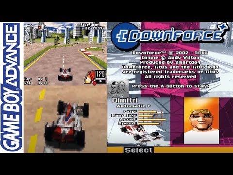 Downforce for GBA Walkthrough