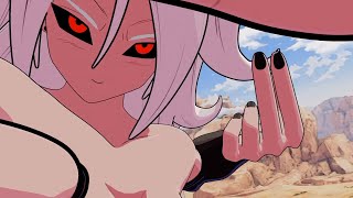 Snack transformation! (Giantess Android 21 vore)