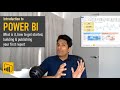 Introduction to Power BI - What is it, how to use it and create your first report with Power BI