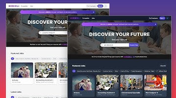 Responsive Job Seeking Landing Page + Dark Mode using Tailwind CSS and NextJs React
