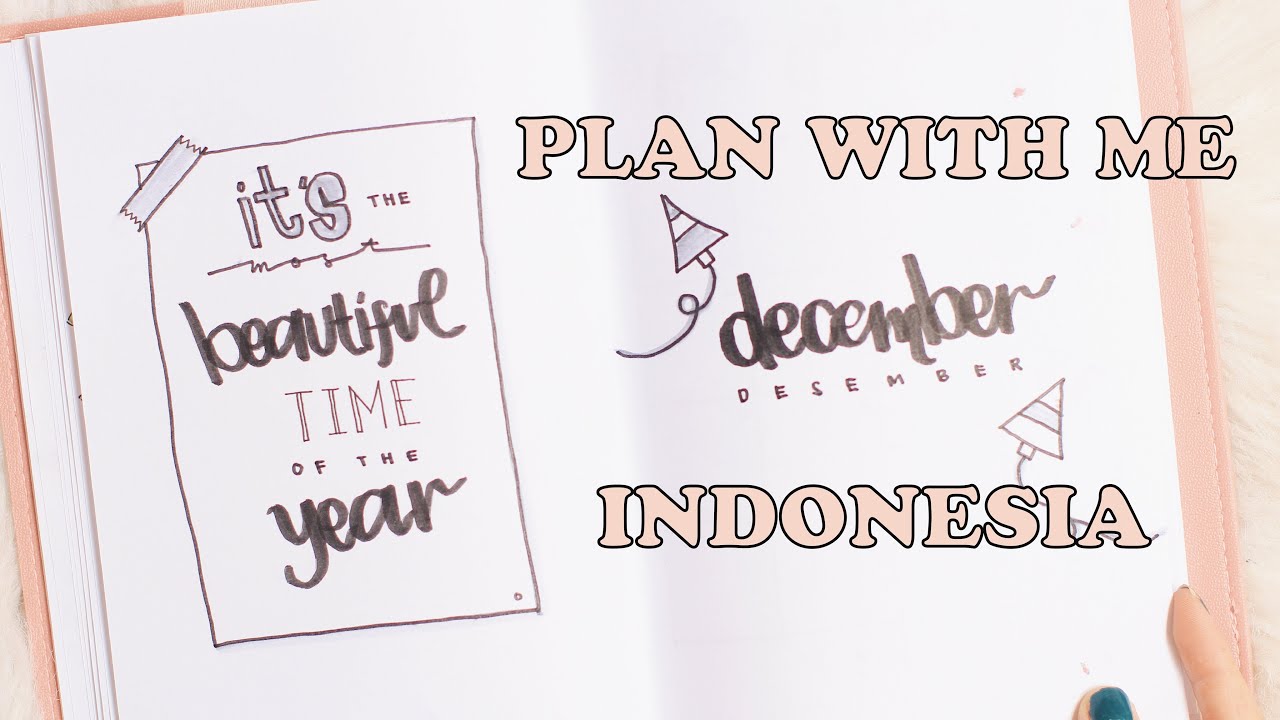 PLAN WITH ME December 2018 | Indonesia