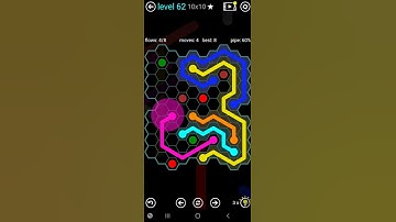 How To Solve Flow Free Hexes Extreme Pack Level 62 10x10 Board Walk Through Solution Walkthrough