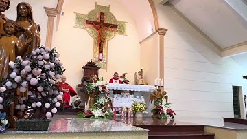 Đức Cha Phụ Tá Giuse Bùi Công Trác cám ơn Cha Xứ Đạmnh và các em thiếu nhi gx Phú Xuân 18.8.2024