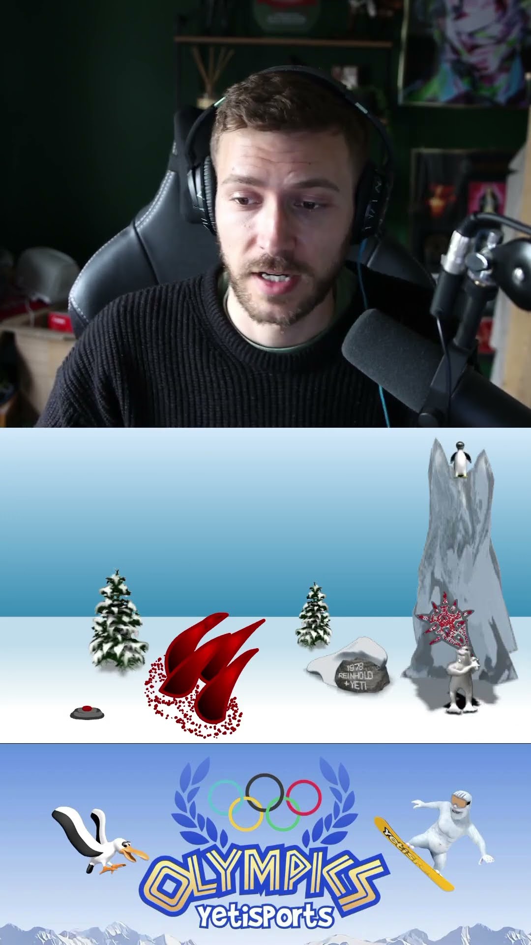 Not my finest hour 🤦‍♂️ (🎮 Yeti Sports Pingu Throw) retrogamers retrogaming flashgames YouTube