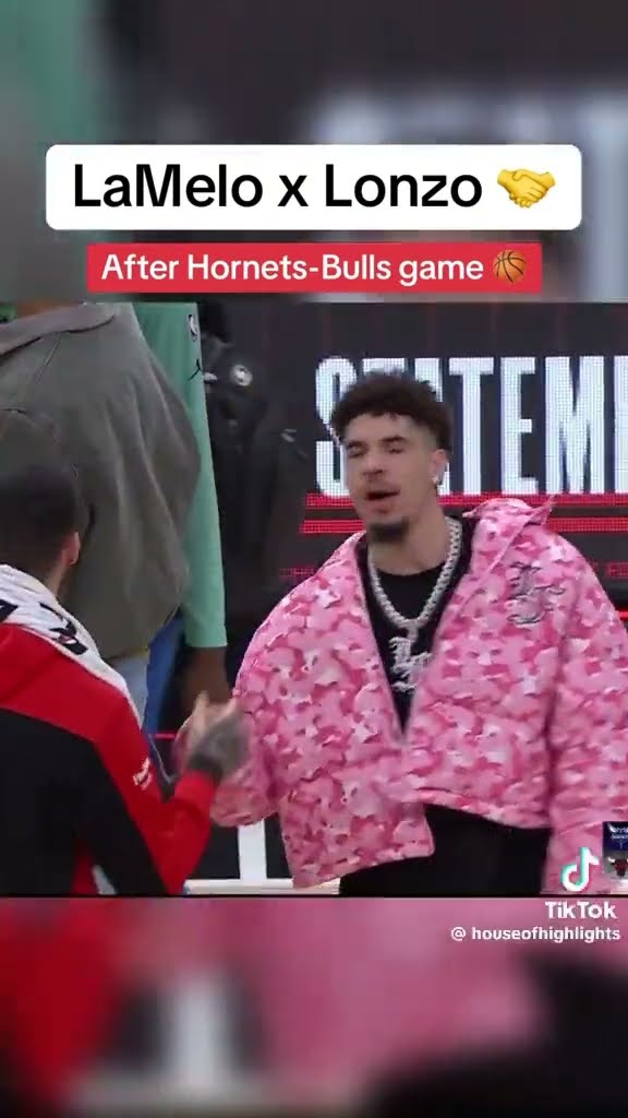 Brotherly love ❤️ ? #hoodnews #lameloball #lonzoball #chicagobulls #hornets #nba #brother #wow #how