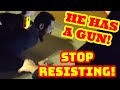 Police Tase Man Armed With Loaded Gun Police Body Cam Arrest Footage
