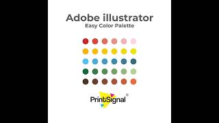 Easily Create Custom Colour Palettes in Adobe illustrator | Graphic Design Tutorial for Beginners